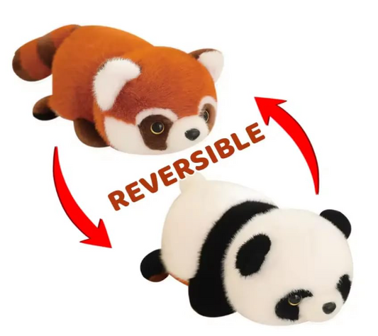 SCOOBA Reversible White and red Panda Soft Toy (Panda)