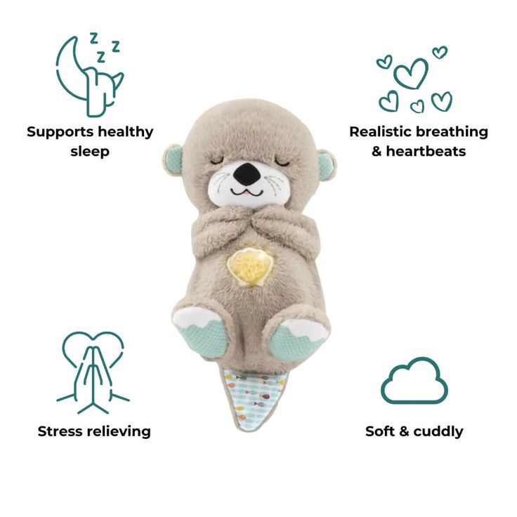 Breathing Teddy Multi-Dimensional Soothing: Combines gentle breathing motion.