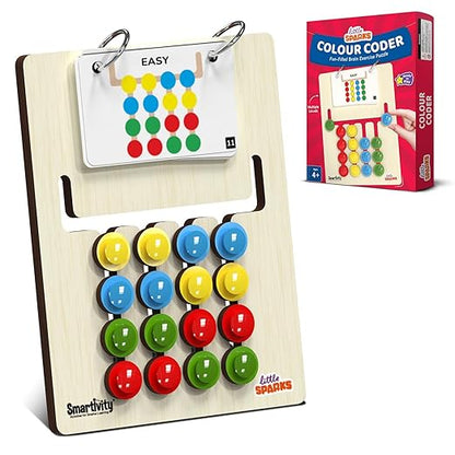 Smartivity Kids Montessori Slide Puzzle I Color & Pattern Matching Learning Toys