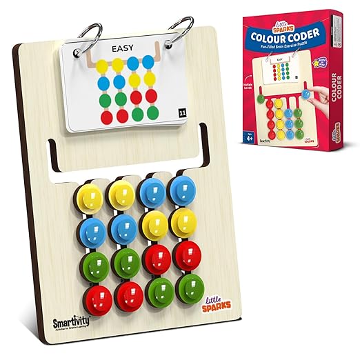 Smartivity Kids Montessori Slide Puzzle I Color & Pattern Matching Learning Toys