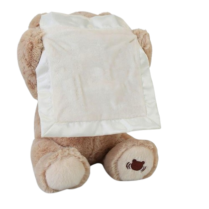 Peek-A-Boo Teddy Bear Plush, Animated Stuffed Animal for Babies and Newborns