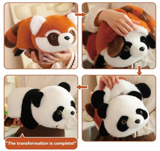 SCOOBA Reversible White and red Panda Soft Toy (Panda)